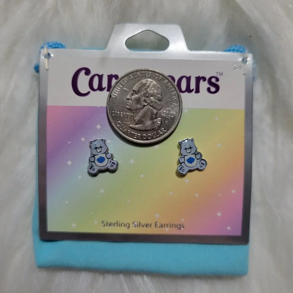 Care Bears Sterling Silver Stud Earrings